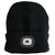 Sealey LED185W Beanie Hat 4 SMD LED USB Rechargeable with Wireless Headphones