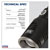Sealey LED4491 Alu Torch 5W CREE XPG LED Adjustable Focus Rechargeable +USB Port