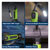Sealey LEDFLEXG Flexi Rechargeable Green Inspection Lamp Li-ion 1 COB + 1 LED