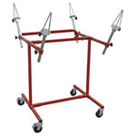 Sealey MK71 Alloy Wheel Painting/Repair Stand Heavy-Duty - 4 Wheel Capacity