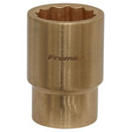 Sealey NS054 Socket 21mm 1/2"Sq Drive Non-Sparking WallDrive®