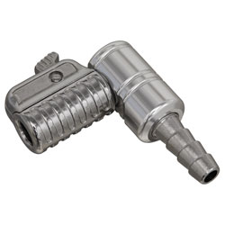 Sealey PCL8A 90° Angled Swivel Tyre Inflator Clip-On Connector 8mm Bore