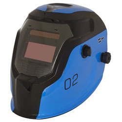 Sealey PWH2 Auto Darkening Welding Helmet Shade 9-13 - Blue