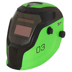 Sealey PWH3 Auto Darkening Welding Helmet Shade 9-13 - Green