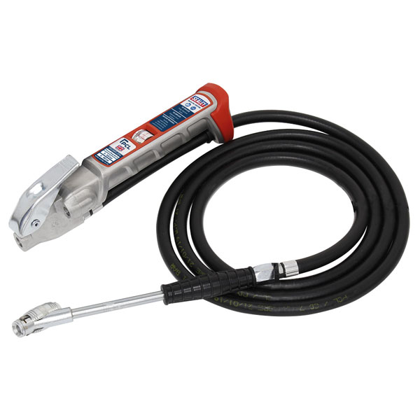  SA37/95 Tyre Inflator 2.5m Hose with Twin Clip-On Connector
