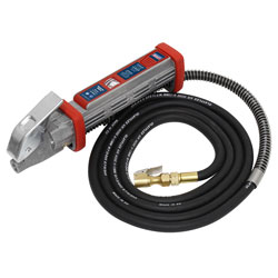 Sealey SA372 Tyre Inflator 2.7m Hose with Clip-On Connector