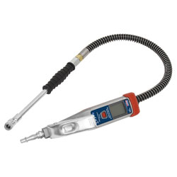 Sealey SA374 Digital Tyre Inflator 0.5m Hose with Push-On Connector