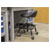 Sealey SCR02B Creeper Stool Pneumatic + Adjustable Height Swivel Seat & BackRest