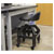 Sealey SCR03B Creeper Stool Pneumatic + Adjustable Height Swivel Seat & BackRest