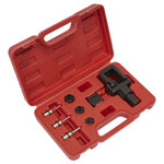 Sealey SMC4 Motorcycle Chain Splitter & Riveting Tool Set - Heavy-Duty