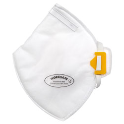 Worksafe 9305/10 Fold Flat Mask Valved FFP2 - Pack of 10