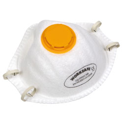 Worksafe 9332/3 Cup Mask Valved FFP2 - Pack of 3