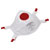 Worksafe 9334/10 Cup Mask Valved FFP3 - Pack of 10
