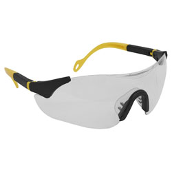 Worksafe 9208 Sports Style Clear Safety Glasses with Adjustable Arms