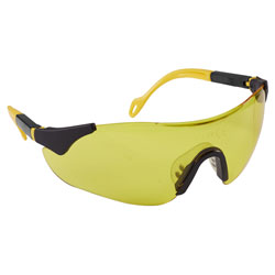 Worksafe 9212 Sports Style High-Vison Safety Glasses with Adjustable Arms