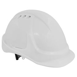 Worksafe 502W Plus Safety Helmet - Vented (White)