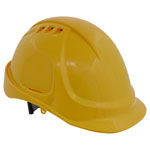 Worksafe 502Y Plus Safety Helmet - Vented (Yellow)