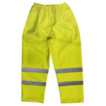 Worksafe 807M Hi-Vis Yellow Waterproof Trousers - Medium
