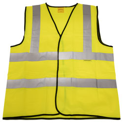 Worksafe 9804M Hi-Vis Waistcoat (Site and Road Use) Yellow - Medium