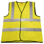 Worksafe 9804XXL Hi-Vis Waistcoat (Site and Road Use) Yellow - XX-Large