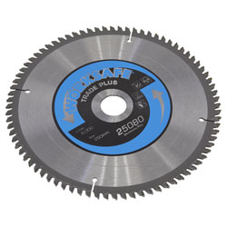 Worksafe 25080/Ali Aluminium Cutting TCT Saw Blade Ø250 x 30mm - 80tpu