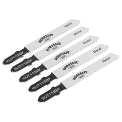 Worksafe WJT118BF Jigsaw Blade Metal 55mm 12tpi - Pack of 5