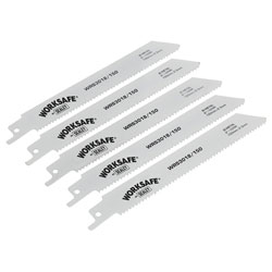 Worksafe WRS3018/150 Reciprocating Saw Blade 150mm 10tpi - Pack of 5