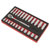 Sealey AK66722 Ratchet Wrench & Socket Set 25pc 3/8Sq Drive