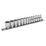 Sealey AK2746 Socket Set 13pc 1/4Sq Drive Lock-On™ 6pt Metric