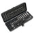 Sealey AK7970 Socket Set 32pc 1/4Sq Drive 6pt WallDrive® Metric Black Series