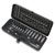 Sealey AK7970 Socket Set 32pc 1/4Sq Drive 6pt WallDrive® Metric Black Series