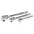 Sealey AK6672 Ratchet Wrench Set 3pc Pear-Head Flip Reverse