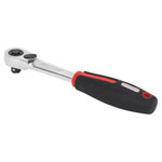 Sealey AK8980 Ratchet Wrench 1/4Sq Drive Compact Head 72-Tooth Flip Reverse