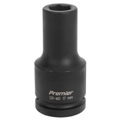 Sealey IS3417D Impact Socket 17mm Deep 3/4Sq Drive