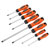 Sealey HV003 Screwdriver Set 8pc Hi-Vis Orange