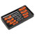 Sealey HV004 Screwdriver Set 8pc Hammer-Thru Hi-Vis Orange