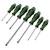 Sealey AK4321HV Screwdriver Set 7pc GripMAX® - Hi-Vis Green