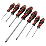 Sealey AK4325 Screwdriver Set 7pc GripMAX® - Red