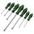 Sealey AK4325HV Screwdriver Set 7pc GripMAX® - Hi-Vis Green