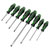 Sealey AK4322HV Screwdriver Set 8pc GripMAX® - Hi-Vis Green
