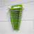 Sealey WR08HV Spanner Rack Capacity 15 Spanners Hi-Vis Green
