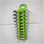 Sealey WR10HV Spanner Rack Capacity 10 Stubby Spanners Hi-Vis Green