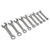 Siegen S01157 Stubby Combination Spanner Set 9pc - Metric
