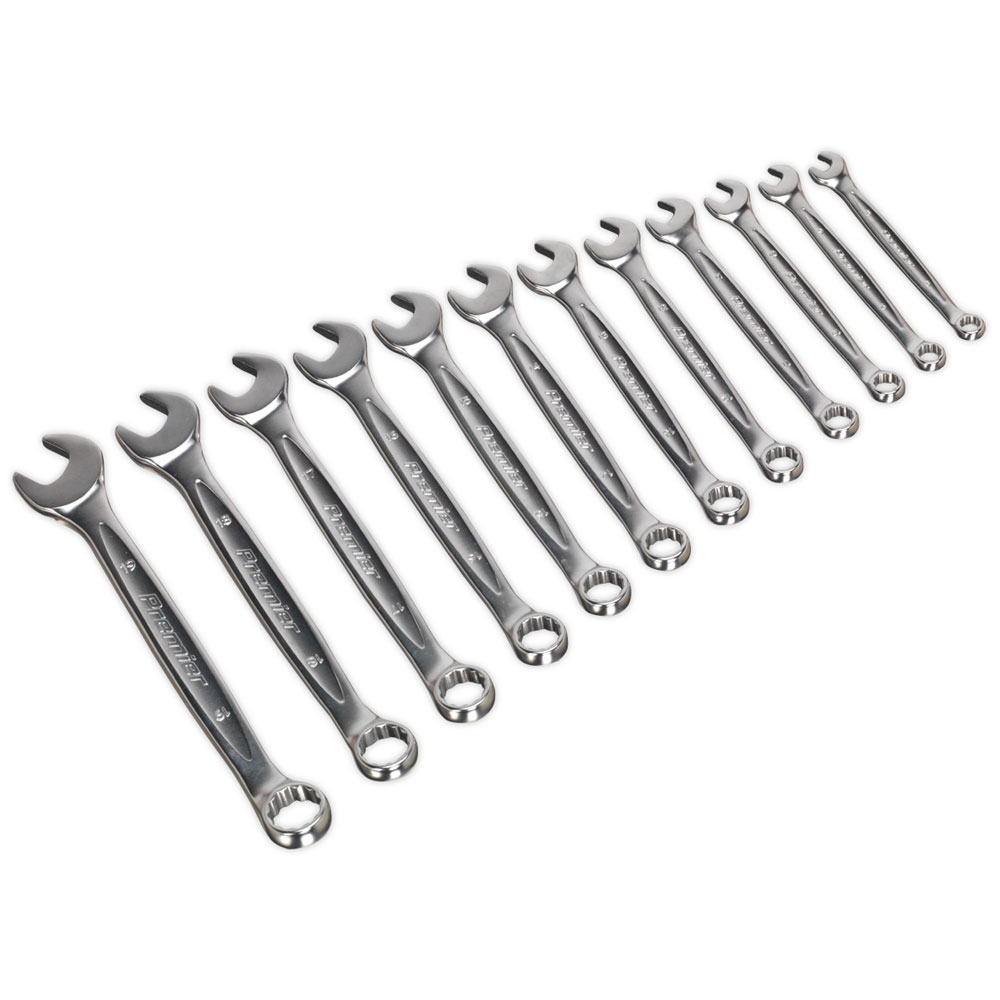 Toolzone 12pc Extra Long Metric Combination Wrench Set – 8mm To 19mm – SP174