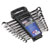 Sealey AK63914 Combination Ratchet Spanner Set 10pc Extra-Long Metric