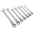 Siegen S01143 Flexible Head Ratchet Combination Spanner Set 7pc Metric