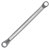 Sealey AK63257 Offset Double End Ring Spanner Set 8pc Metric