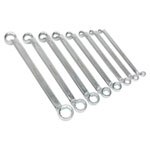 Sealey AK6327 Offset Double End Ring Spanner Set 8pc Metric