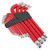 Sealey AK7187 Jumbo Ball-End Hex Key Set 13pc Anti-Slip - Metric