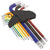 Sealey AK7190 Ball-End Hex Key Set 9pc Colour-Coded Long Metric